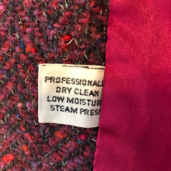 Vintage Karen 100% Wool Ladies’ Bomber Jacket - Picture 7 of 8